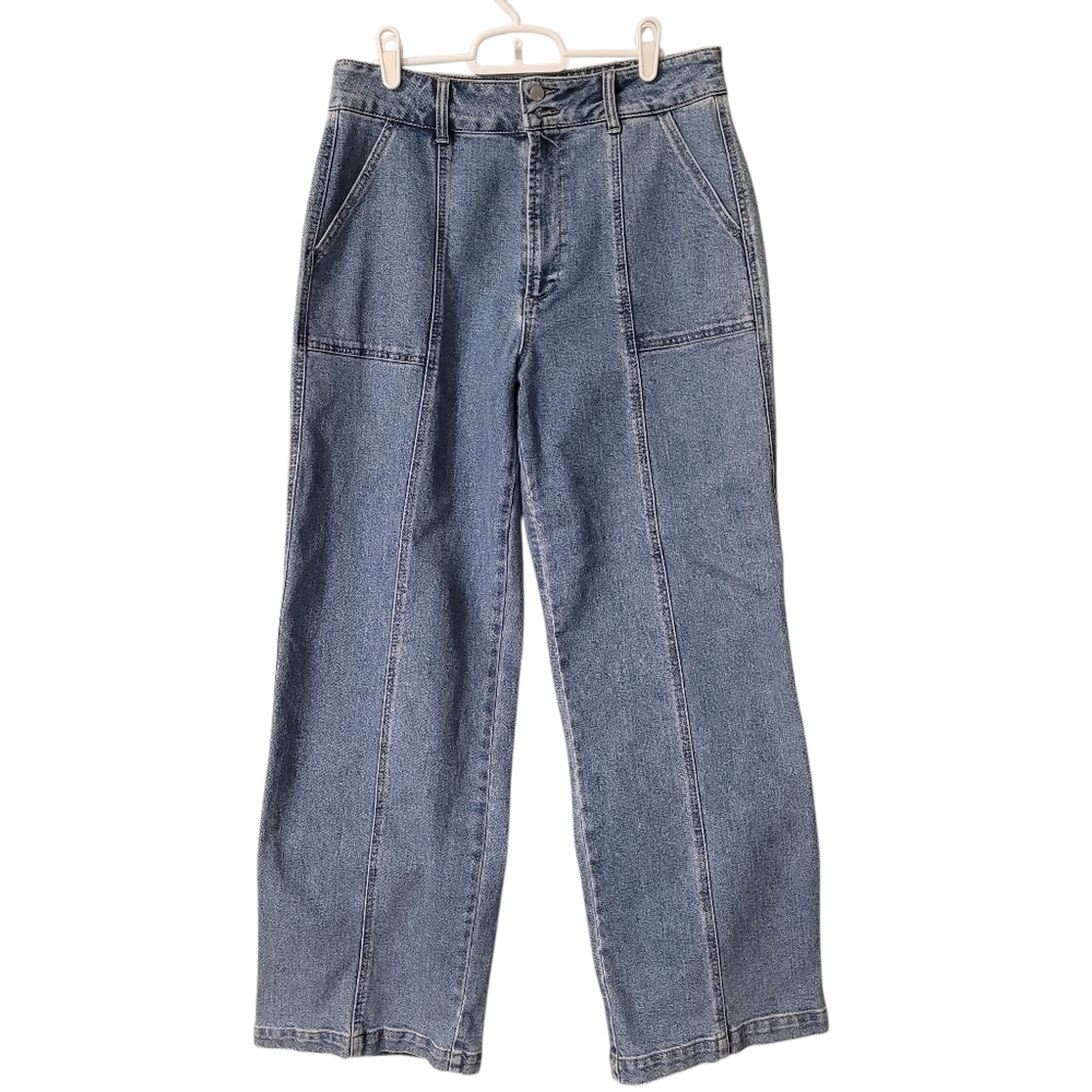 And Now This wide leg high waist jeans - 30.    J22